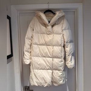 Aritzia Babaton Duvet Puffer Coat -  Asymmetrical snapping Size S